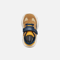 Geox Respira pantofi baieti Ciufciuf 20-27 Caramel/Navy