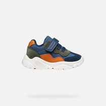Geox Respira pantofi baieti Ciufciuf 20-27 Light Navy/Orange