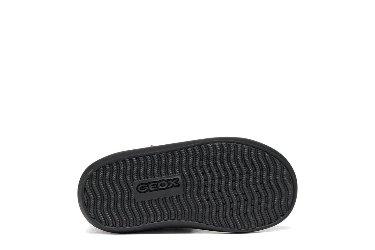 Geox Respira pantofi baieti captusiti Gisli 20-27 Brown/Black