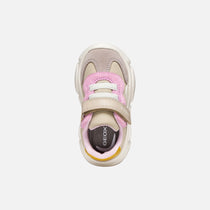 Geox Respira pantofi fete Ciufciuf 20-27 Beige/Dark Pink