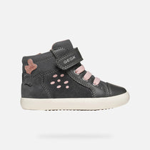 Geox Respira pantofi fete Gisli 20-27 Dark grey caprioara