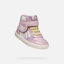 Geox Respira pantofi fete Gisli 20-27 Hello Kitty White/Pink