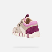 Geox Respira pantofi fete Iupidoo 18-26 Beige/Dark Pink