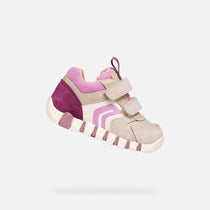 Geox Respira pantofi fete Iupidoo 18-26 Beige/Dark Pink