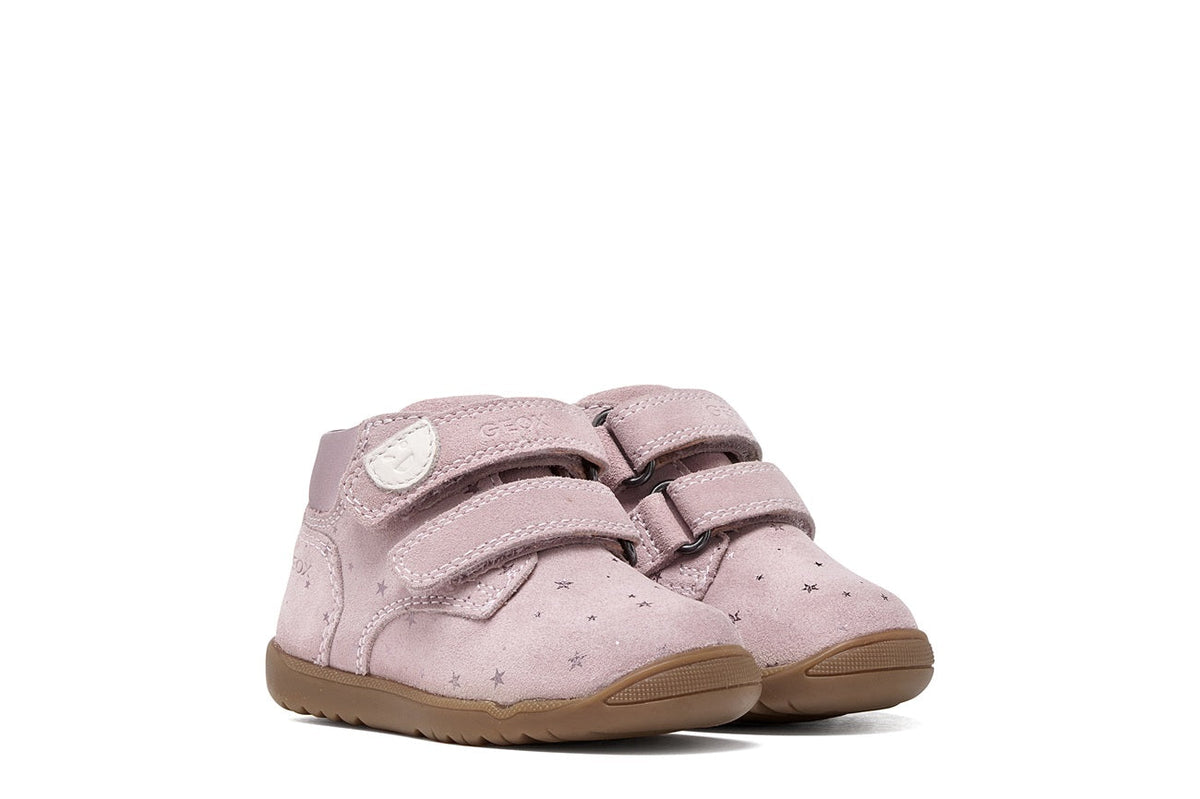 Geox Respira pantofi fete Macchia 18-26 Old Rose cu stelute