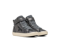 Geox Respira pantofi fete Gisli 28-36 Dark Grey/Black