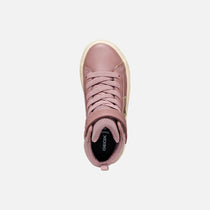 Geox Respira pantofi fete Gisli 28-36 Dark Rose/Platinum