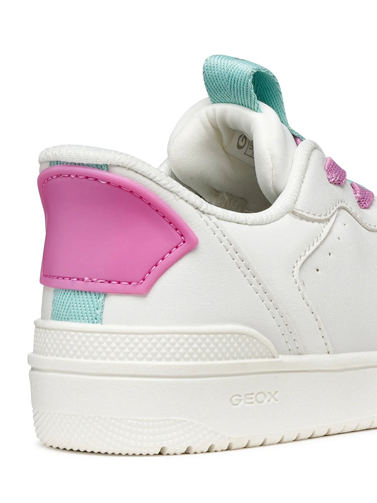Geox Respira pantofi sport fete FASTin (slip-on)  28-37 White/Dark Pink