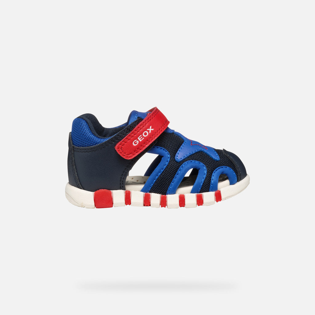 Geox sandale baieti 18-25 Iupidoo Navy/Royal cu stea