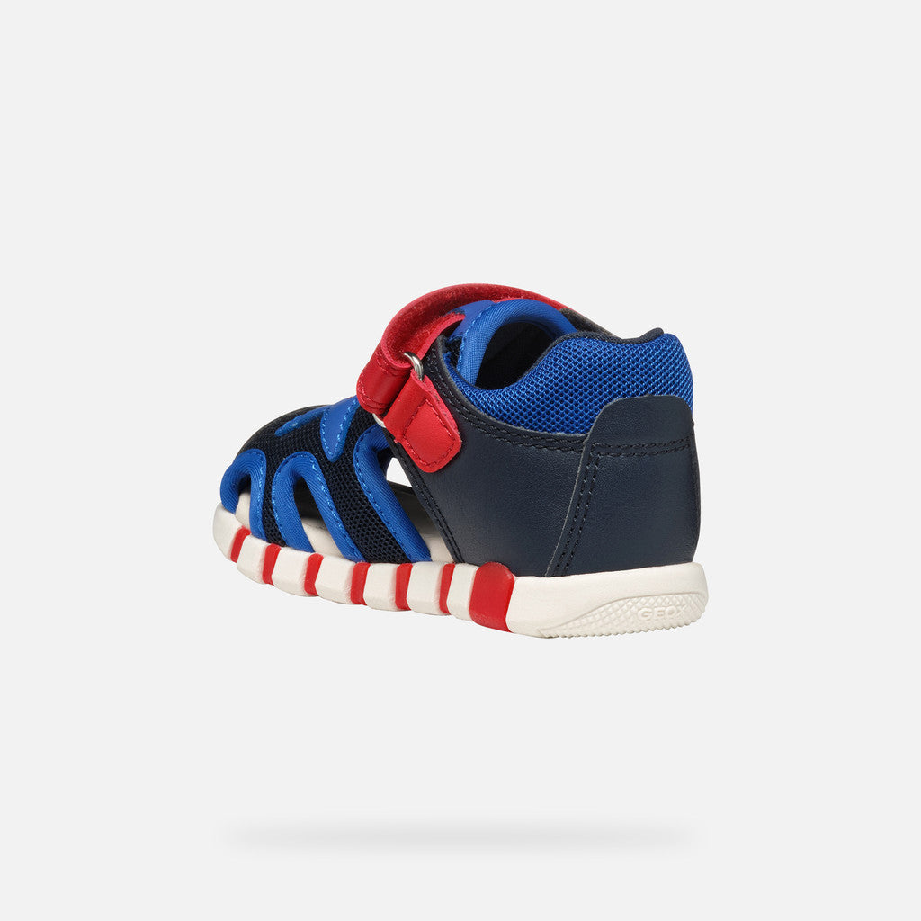 Geox sandale baieti 18-25 Iupidoo Navy/Royal cu stea