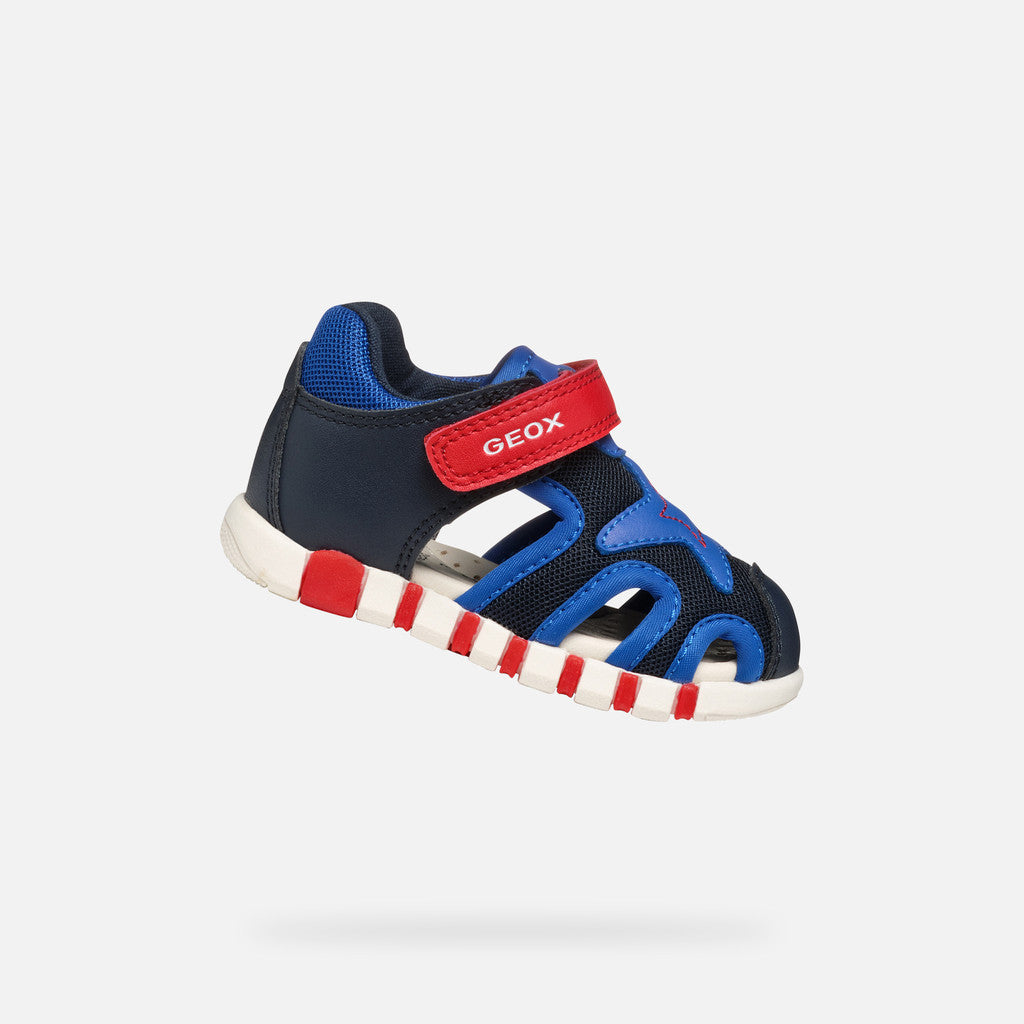 Geox sandale baieti 18-25 Iupidoo Navy/Royal cu stea