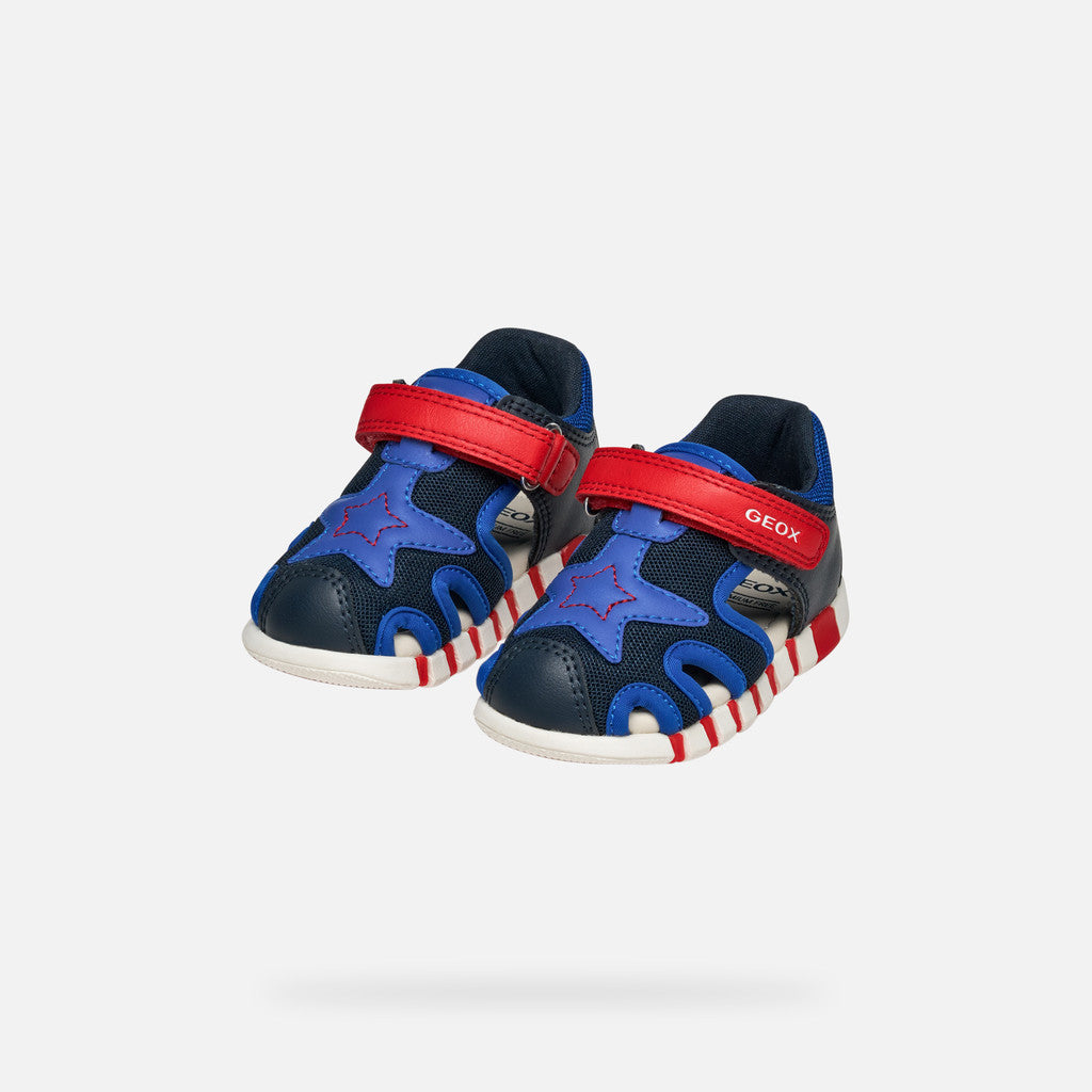 Geox sandale baieti 18-25 Iupidoo Navy/Royal cu stea Fő kép