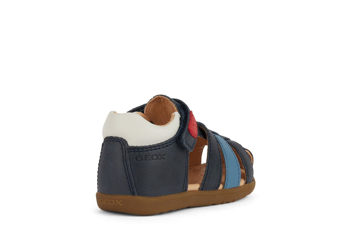 Geox sandale baieti 18-26 Macchia Navy/Light Blue