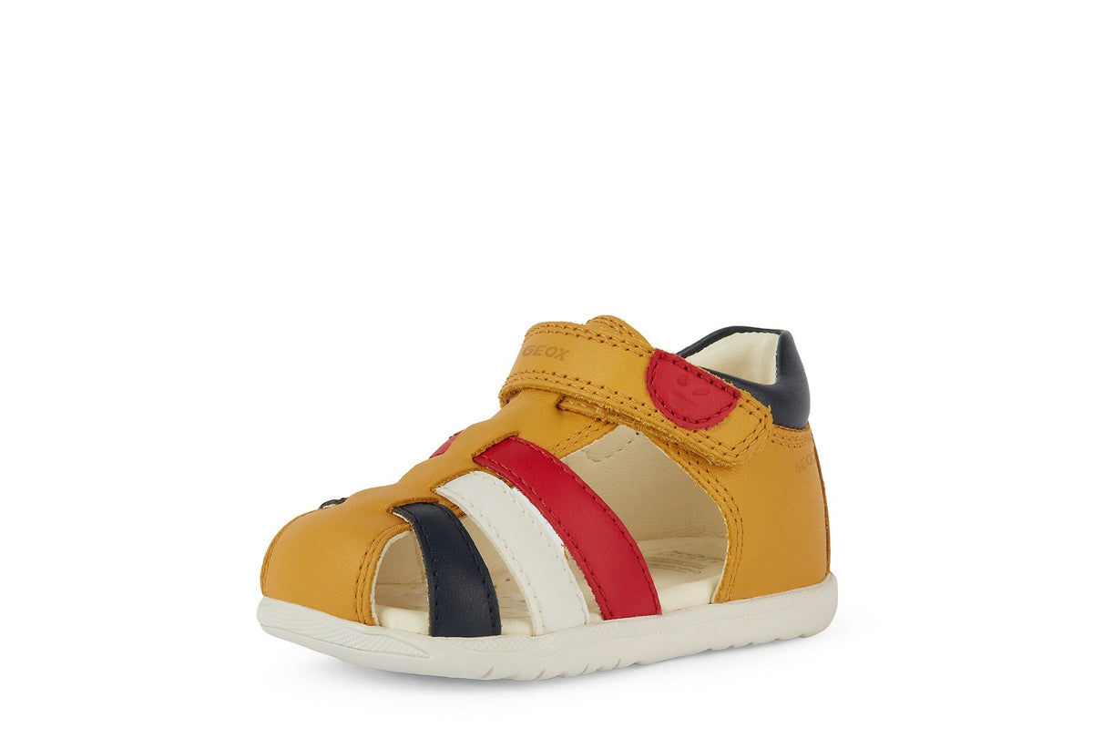 Geox sandale baieti 18-26 Macchia Ochre Yellow/Multicolor