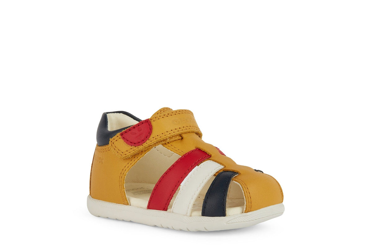 Geox sandale baieti 18-26 Macchia Ochre Yellow/Multicolor
