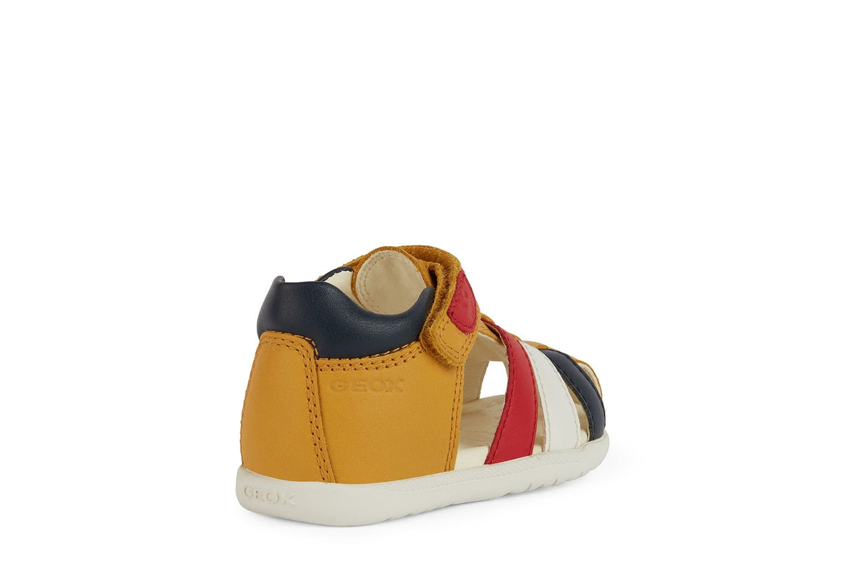Geox sandale baieti 18-26 Macchia Ochre Yellow/Multicolor