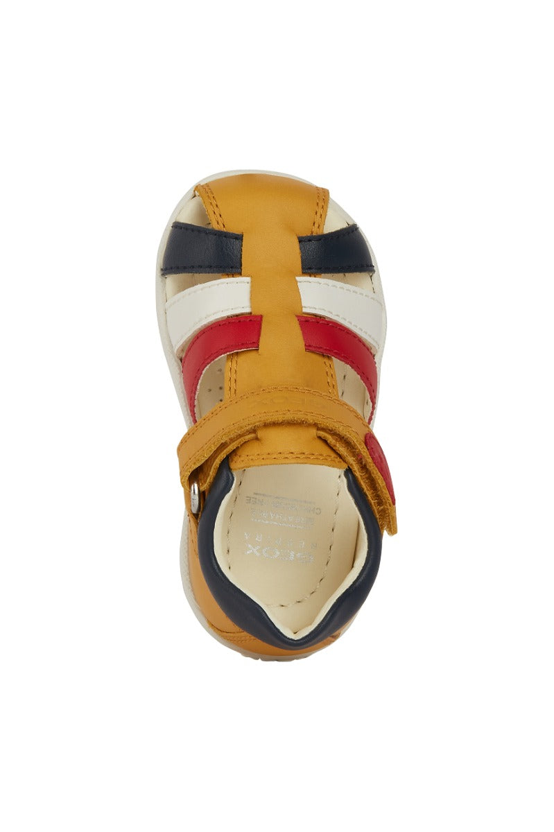 Geox sandale baieti 18-26 Macchia Ochre Yellow/Multicolor