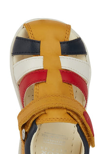 Geox sandale baieti 18-26 Macchia Ochre Yellow/Multicolor