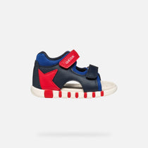 Geox sandale baieti 19-25 Iupidoo Navy/Royal-Red