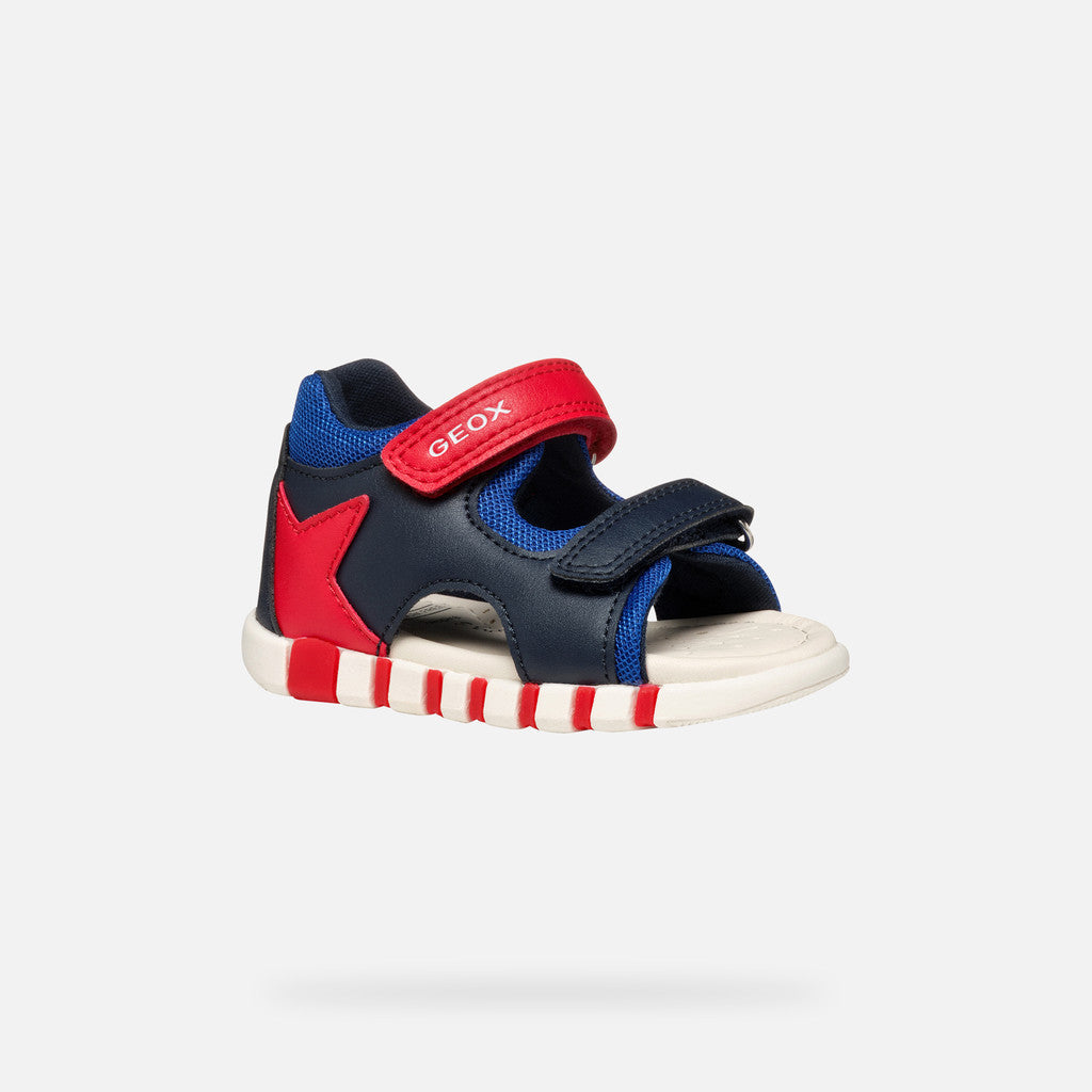 Geox sandale baieti 19-25 Iupidoo Navy/Royal-Red