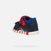 Geox sandale baieti 19-25 Iupidoo Navy/Royal-Red