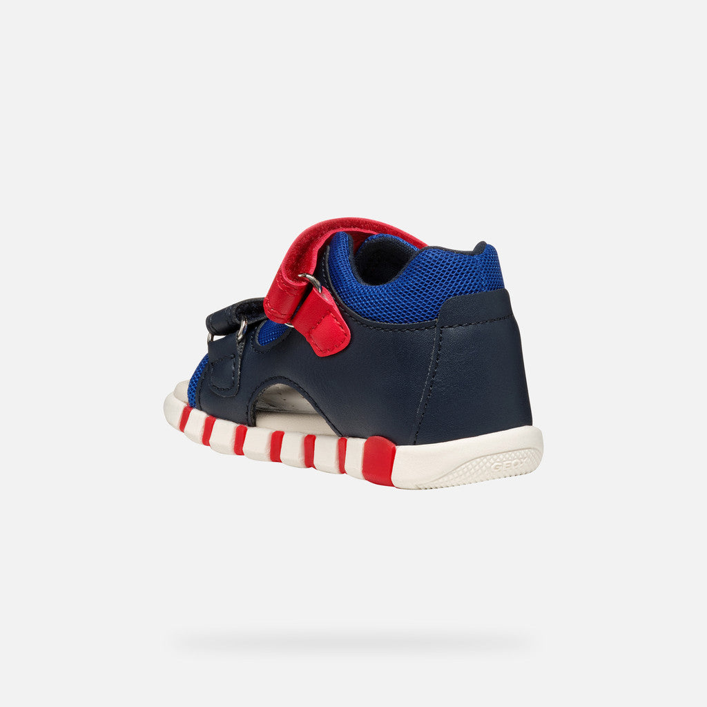 Geox sandale baieti 19-25 Iupidoo Navy/Royal-Red