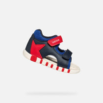 Geox sandale baieti 19-25 Iupidoo Navy/Royal-Red