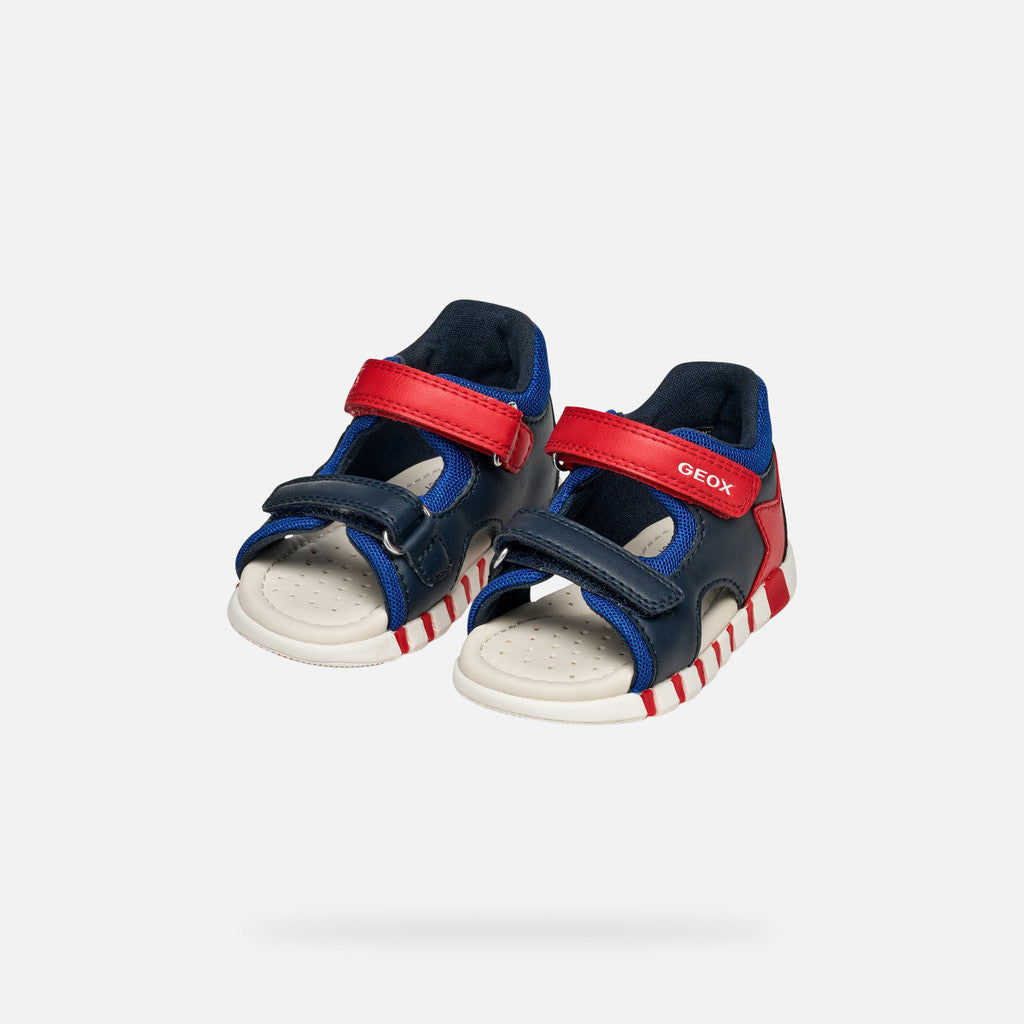 Geox sandale baieti 19-25 Iupidoo Navy/Royal-Red Imagine principală a produsului