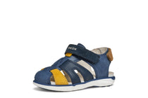 Geox sandale baieti 24-27 Delhi Dark Navy/Dark Yellow