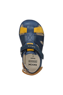 Geox sandale baieti 20-23 Delhi Dark Navy/Dark Yellow