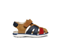 Geox sandale baieti 24-27 Delhi Whisky/Red