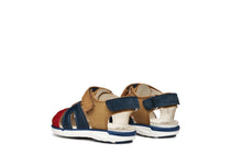 Geox sandale baieti 20-23 Delhi Whisky/Red
