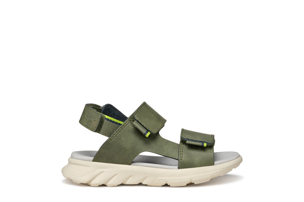 Geox sandale baieti 28-33 Airadyum Miltary/Lime