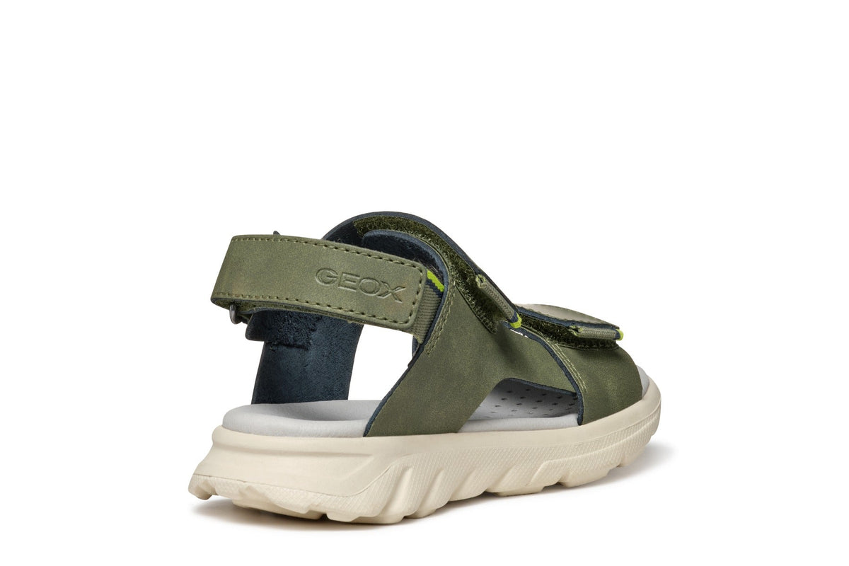 Geox sandale baieti 28-33 Airadyum Miltary/Lime