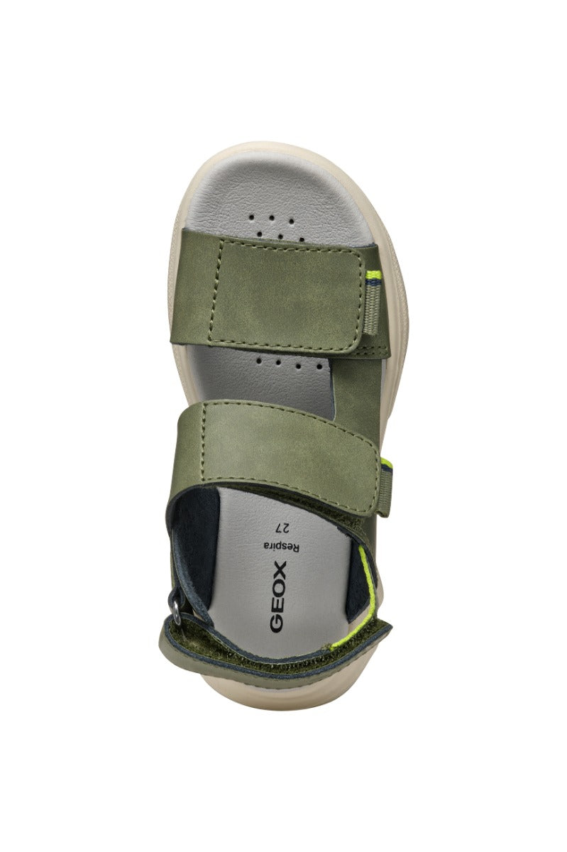 Geox sandale baieti 28-33 Airadyum Miltary/Lime