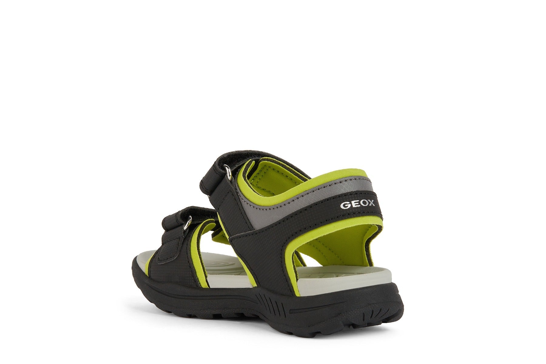Geox sandale baieti 30-35 Vaniett Black/Lime Imagine secundară a produsului
