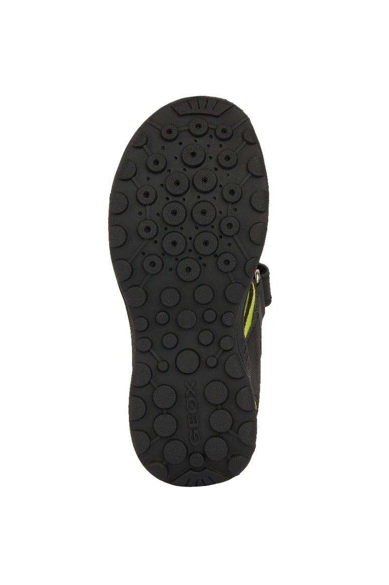 Geox sandale baieti 30-35 Vaniett Black/Lime