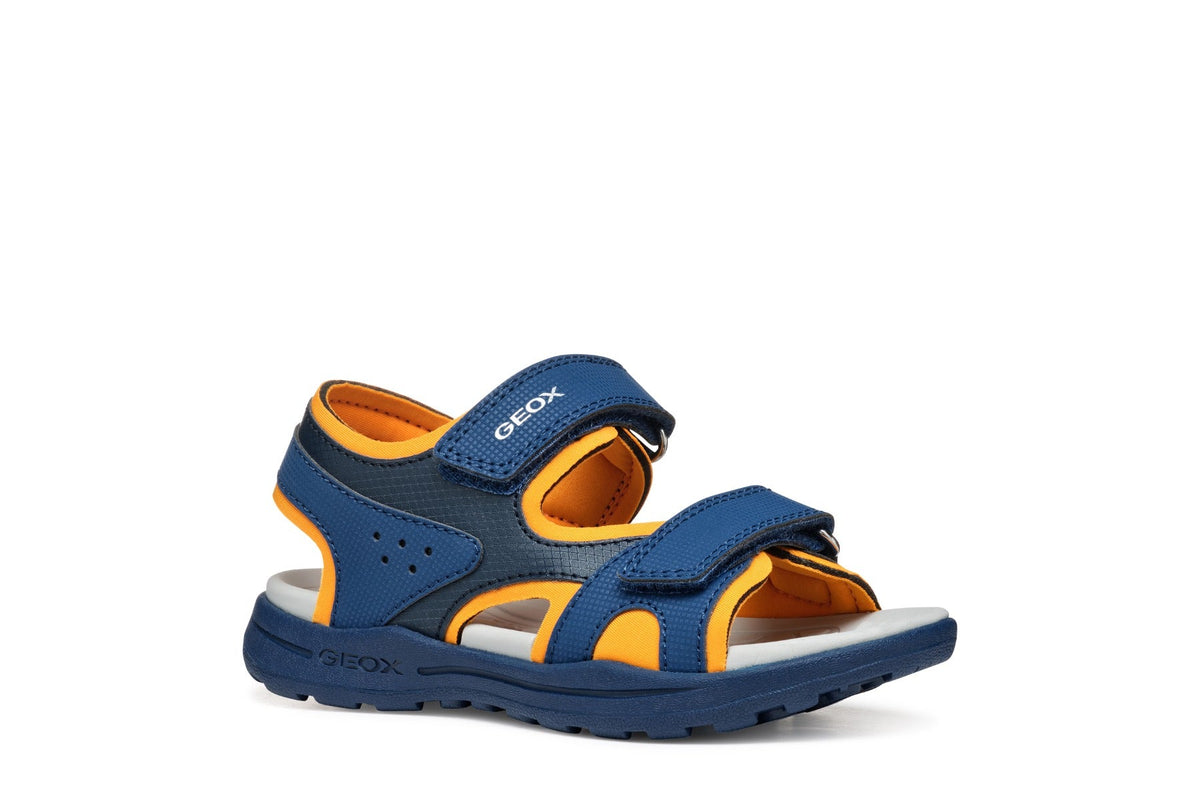 Geox sandale baieti 28-33 Vaniett Navy/Orange Imagine principală a produsului