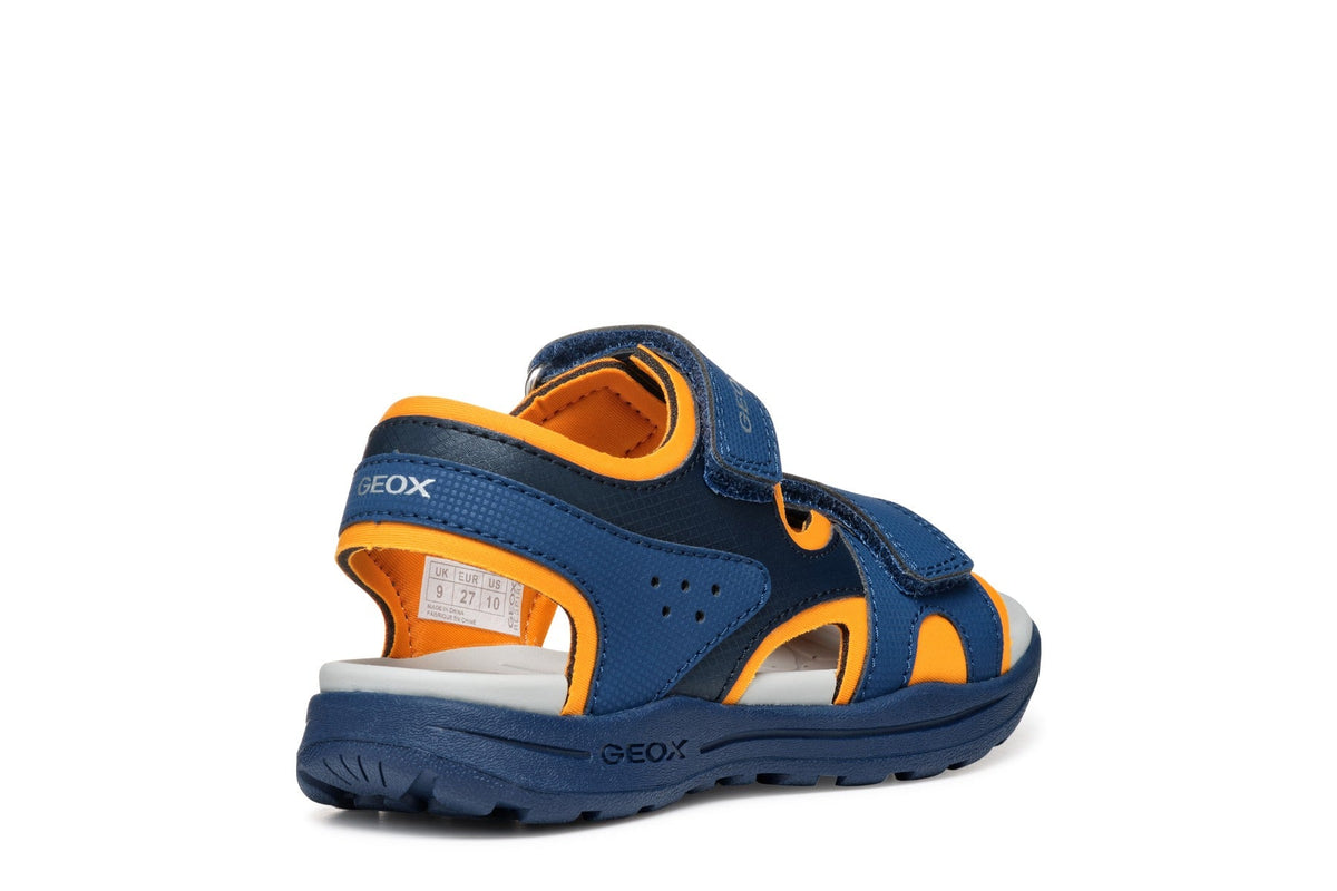 Geox sandale baieti 28-33 Vaniett Navy/Orange