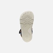 Geox sandale baieti Barefoot Steppieup Baby 20-27 Navy/Ochreyellow
