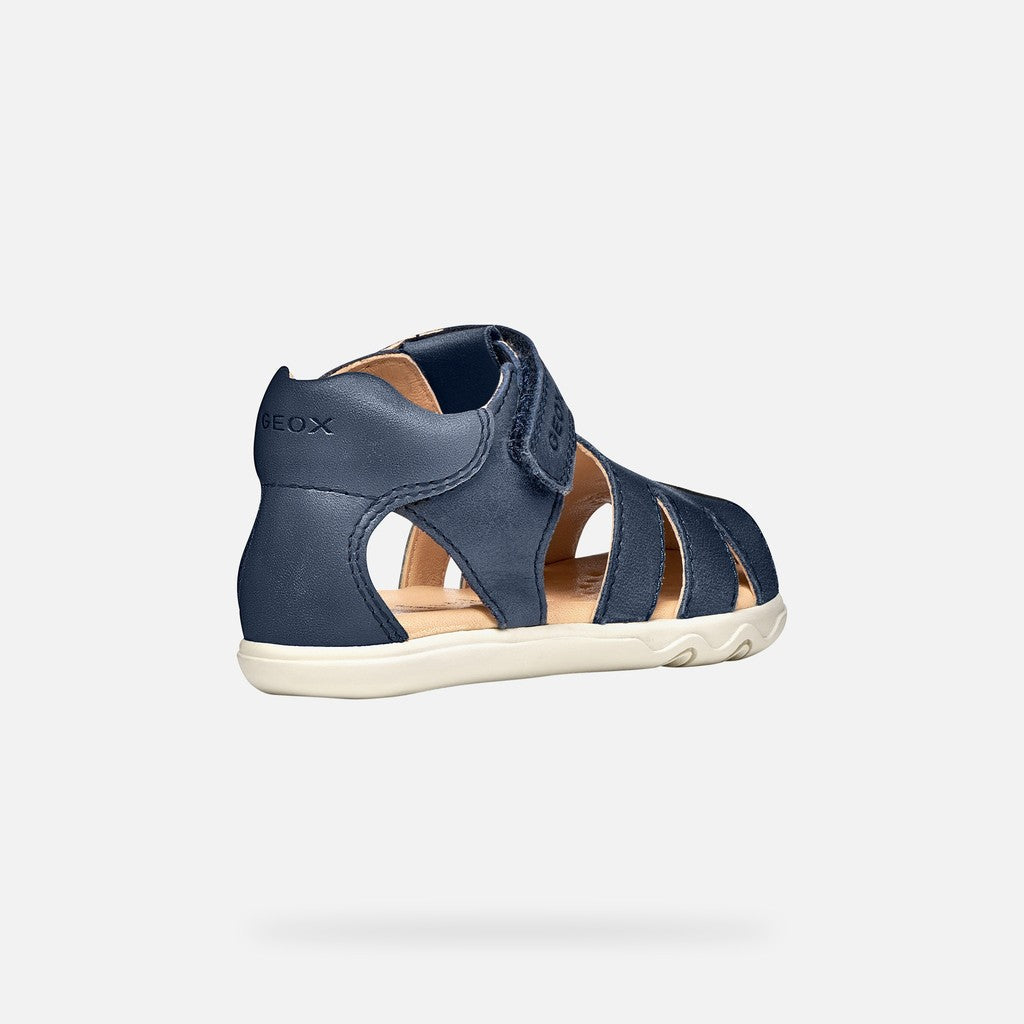 Geox sandale baieti Barefoot Steppieup Baby 20-27 Navy