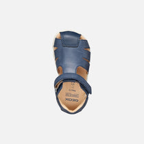Geox sandale baieti Barefoot Steppieup Baby 20-27 Navy