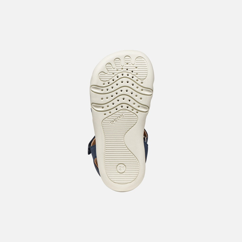 Geox sandale baieti Barefoot Steppieup Baby 20-27 Navy