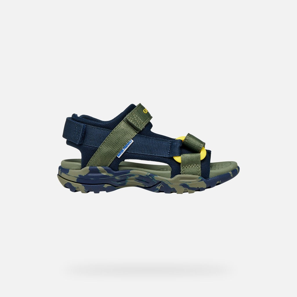 Geox fiú szandál Borealis Junior 26-34 sötétkék/katonai