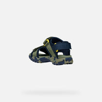 Geox fiú szandál Borealis Junior 26-34 sötétkék/katonai