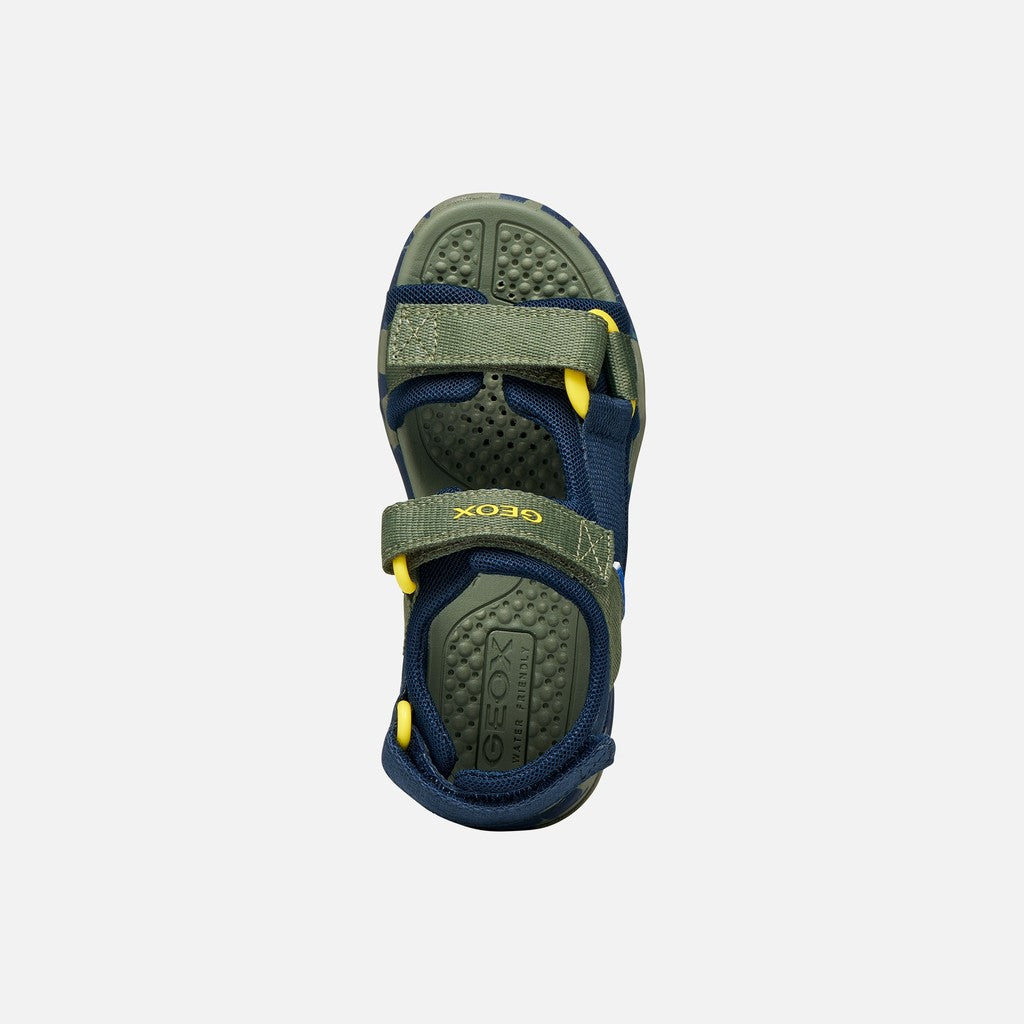 Geox fiú szandál Borealis Junior 26-34 sötétkék/katonai
