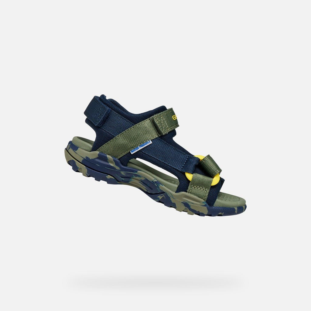 Geox fiú szandál Borealis Junior 26-34 sötétkék/katonai