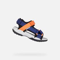 Geox sandale baieti Borealis Junior 26-34 Navy/Orange