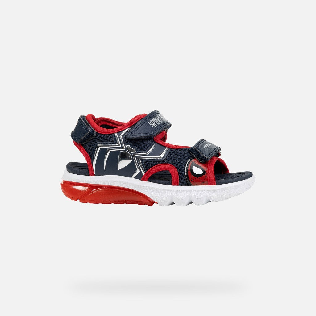 Geox sandale baieti cu LED Ciberdron 26-34 Spider-Man Navy/Red Imagine secundară a produsului