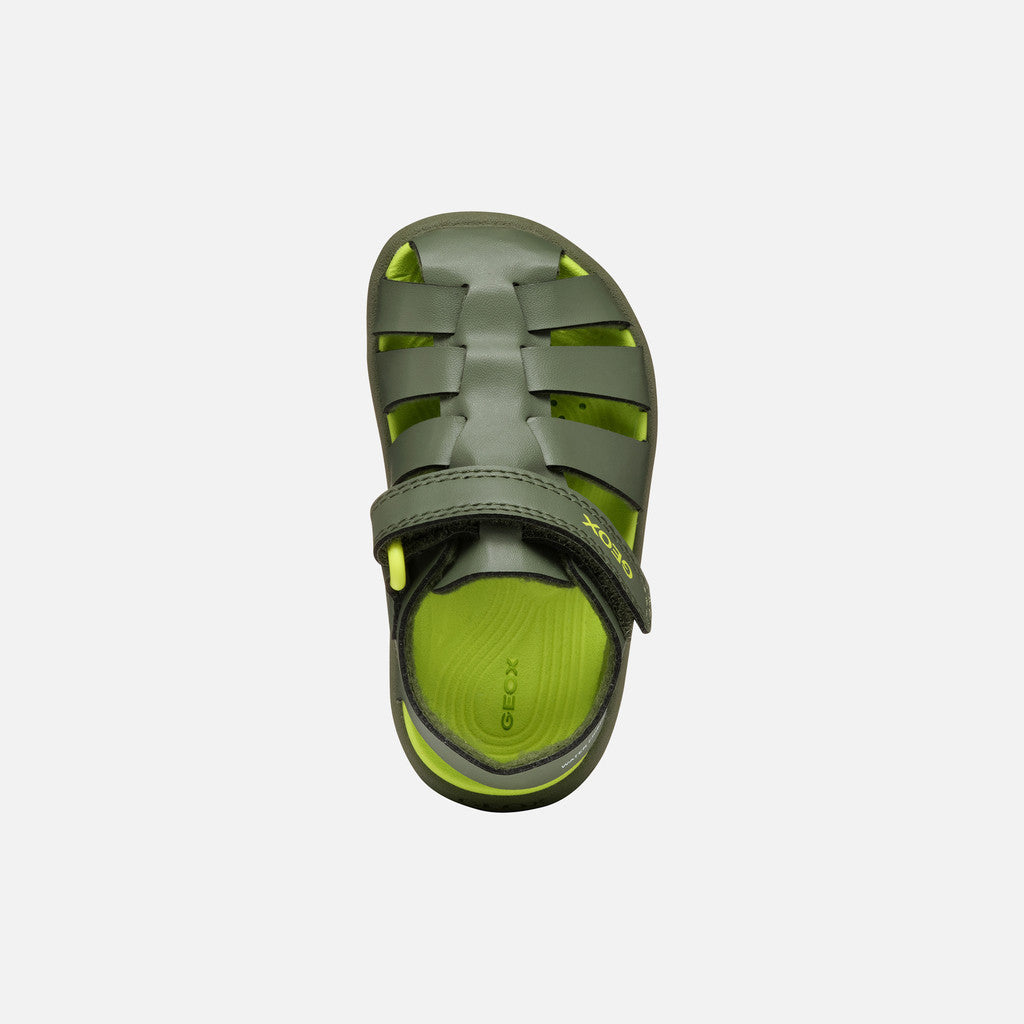 Geox sandale baieti Fusbetto 20-27 Sage